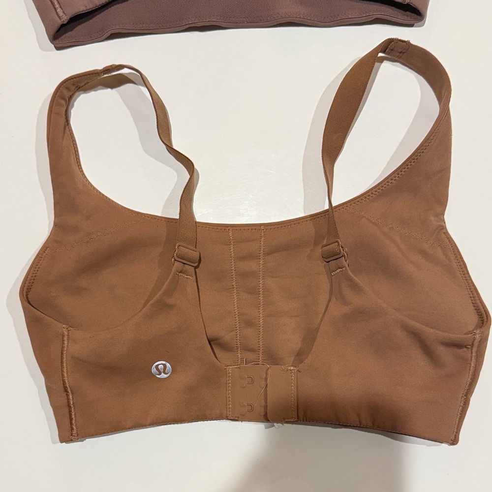 Set of 2 - lululemon athletica Brown and Tan Bra Duo - Picture 5 of 10